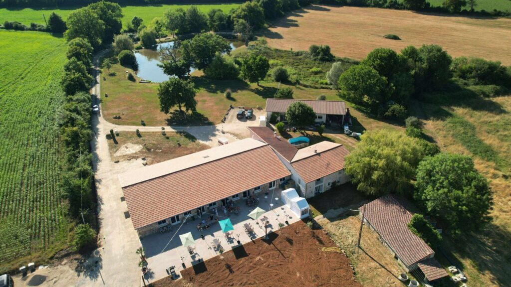 Domaine de Montillot (Deux-Sèvres) - Vue aérienne